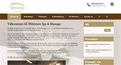 Desktop Screenshot of milstenenspa.se